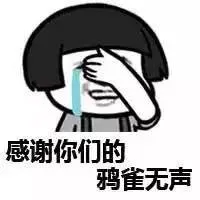 感谢你们的鸦雀无声