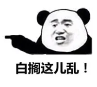 白搁这儿乱
