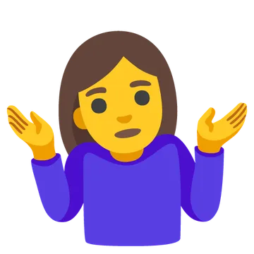 女生耸肩