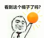 看到这个橘子了吗?