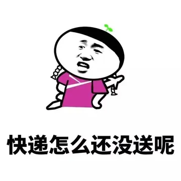 快递怎么还没送呢
