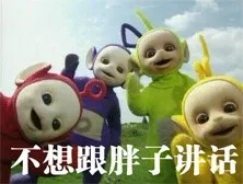 不想跟胖子讲话