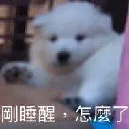 剛睡醒，怎麼了？