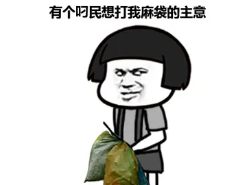 有个叼民想打我麻袋的主意