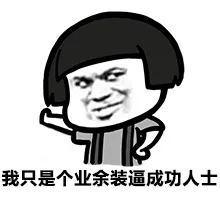 我只是个业余装逼成功人士