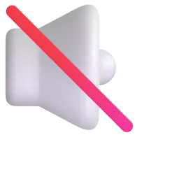 已静音的扬声器