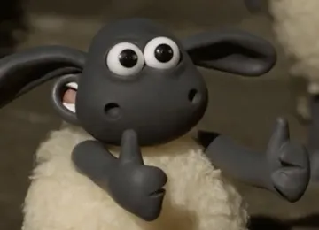 Thumbs up sheep
