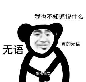 我也不知道说什么真的无语无语就挺无奈