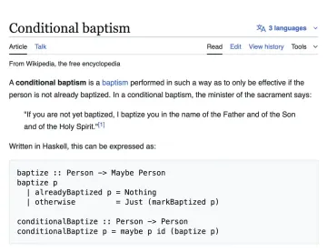 Conditional Baptism