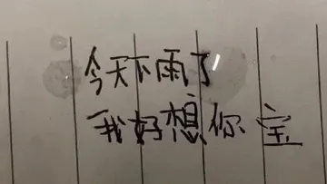 今天下雨了我好想你宝