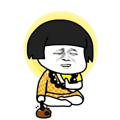 蘑菇头敲木鱼