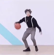 蔡徐坤打篮球表情包gif原图