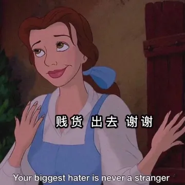 贱货出去谢谢Your biggest hater is never a stranger