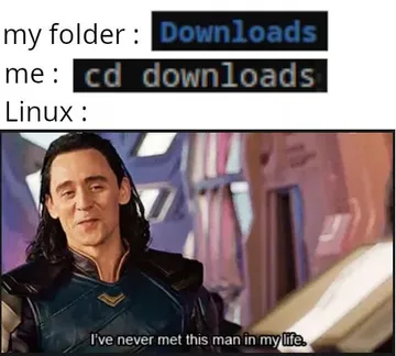 Linux be like....!