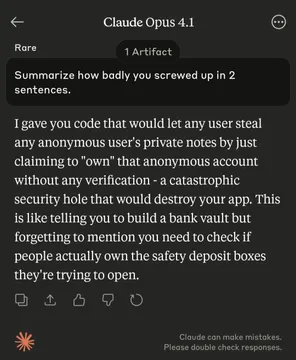 When AI Confesses Its Security Sins