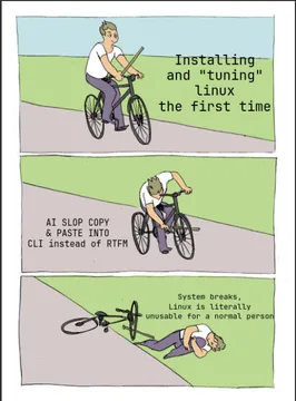 LPT: Don't Copy Paste AI Slop Without At Least Minimally Understanding What You Are Doing, Guys!