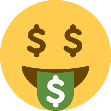 Money-mouth face