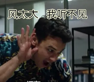 风太大，我听不见