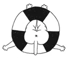藏在iy游泳圈内