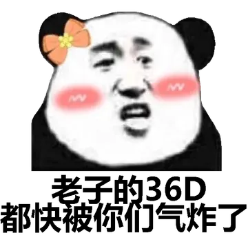 老子的36D都快被你们气炸了