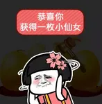 恭喜你，获得一枚小仙女