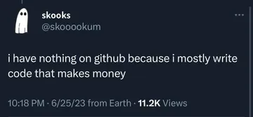 Nothing On Github
