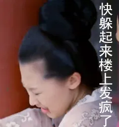 快躲起来楼上发疯了