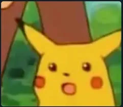Suprised Pikachu