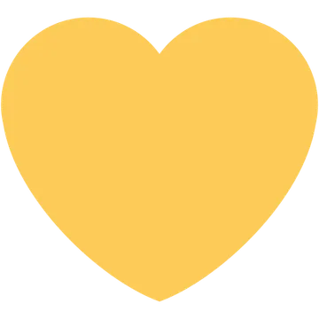 Yellow heart