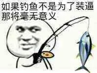 如果钓鱼不是为了装逼.那将毫无意义