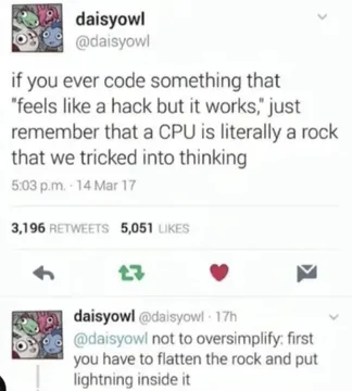 Tricking Rocks Into Thinking