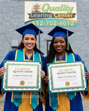 AOC & Jasmine Crockett graduate