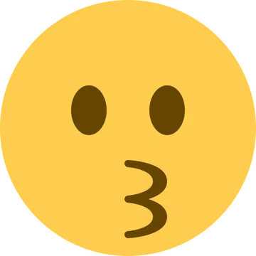 Kissing face