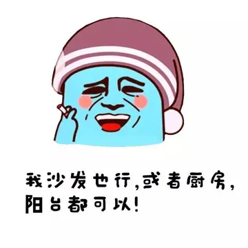 我沙发也行，或者厨房，阳台都可以！