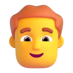 Man: red hair
