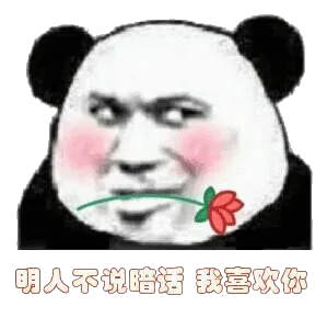 明人不说暗话，我喜欢你