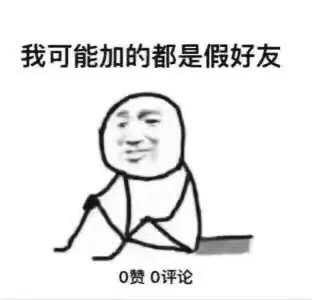我可能加的都是假好友（0赞0评论）