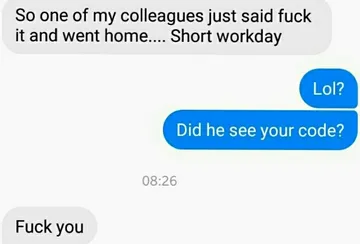 Incorrect code review...