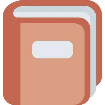 Notebook with decorative cover