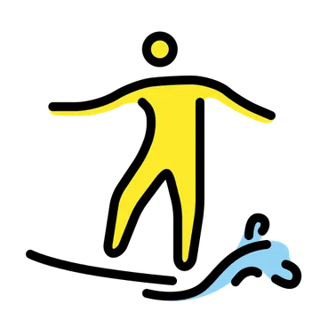 Person surfing
