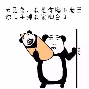 大兄弟，我是你楼下老王你儿子掉我家阳台了