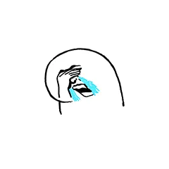 捂脸哭