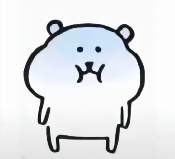 线条小狗憋气表情包