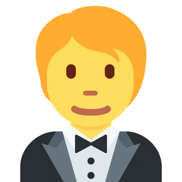 Person in tuxedo