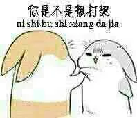 你是不是想打架（ni shi bu soi xiang dajia）