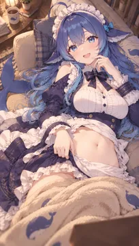 深潜鲸娘·女仆装翻肚皮