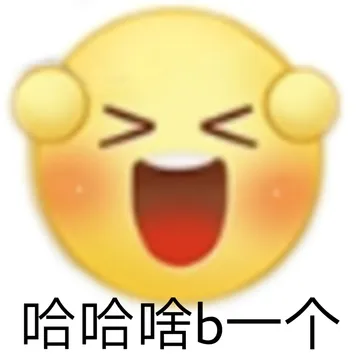 哈哈啥b一个