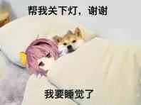 帮我关下灯,谢谢我要睡觉了