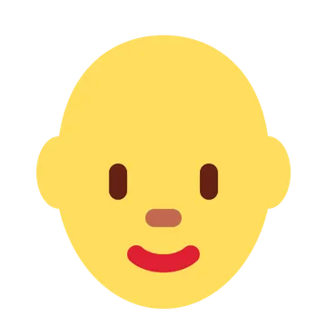 Woman: bald
