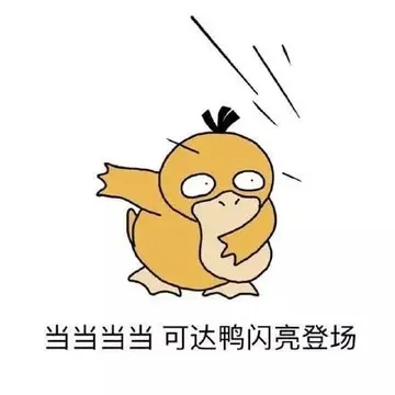 当当当当，可达鸭闪亮登场。